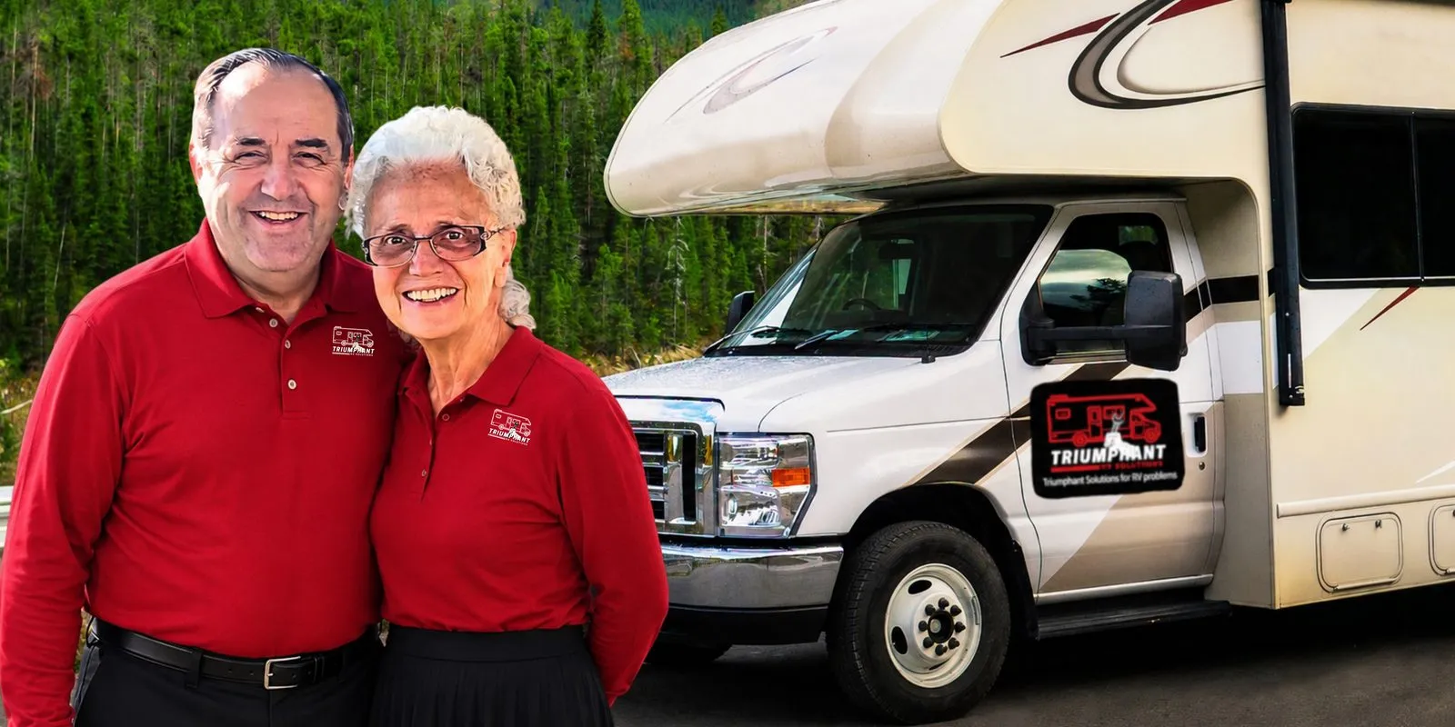 James and Brenda Barber, owners of Triumphant RV Solutions